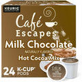 Keurig Dr Pepper . Caf&eacute; Escapes K-Cup, Pod Milk Chocolate Hot Cocoa Keurig Single-Serve K-Cup Pods, 24 Count, 24 / Box, GMT6801