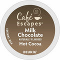 Keurig Dr Pepper . Caf&eacute; Escapes K-Cup, Pod Milk Chocolate Hot Cocoa Keurig Single-Serve K-Cup Pods, 24 Count, 24 / Box, GMT6801