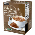 Keurig Dr Pepper . Caf&eacute; Escapes K-Cup, Pod Milk Chocolate Hot Cocoa Keurig Single-Serve K-Cup Pods, 24 Count, 24 / Box, GMT6801