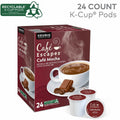 Keurig Dr Pepper . Caf&eacute; Escapes K-Cup, Pod Caf&eacute; Mocha Keurig Single-Serve K-Cup Pods, 24 Count, 24 / Box, GMT6803