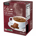 Keurig Dr Pepper . Caf&eacute; Escapes K-Cup, Pod Caf&eacute; Mocha Keurig Single-Serve K-Cup Pods, 24 Count, 24 / Box, GMT6803