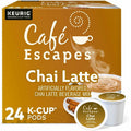 Keurig Dr Pepper . Caf&eacute; Escapes Chai Latte Single-Serve K-Cup Pods, 24 Count Black Tea K-Cup, 24 / Box, GMT6805