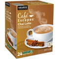 Keurig Dr Pepper . Caf&eacute; Escapes Chai Latte Single-Serve K-Cup Pods, 24 Count Black Tea K-Cup, 24 / Box, GMT6805