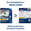 Avery Clean Edge Business Cards, 2" x 3.5", White, 120 (28877), 2" x 3 1/2", 5 / Carton, AVE28877