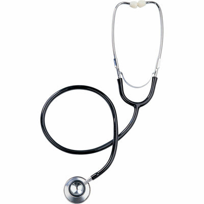 Medline Dual-Head Stethoscope, Black, MIIMDS926201
