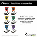 Champion Sports Stop Watch Set, 6 / Set, CSI910SET