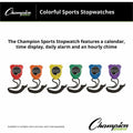 Champion Sports Stop Watch Set, 6 / Set, CSI910SET