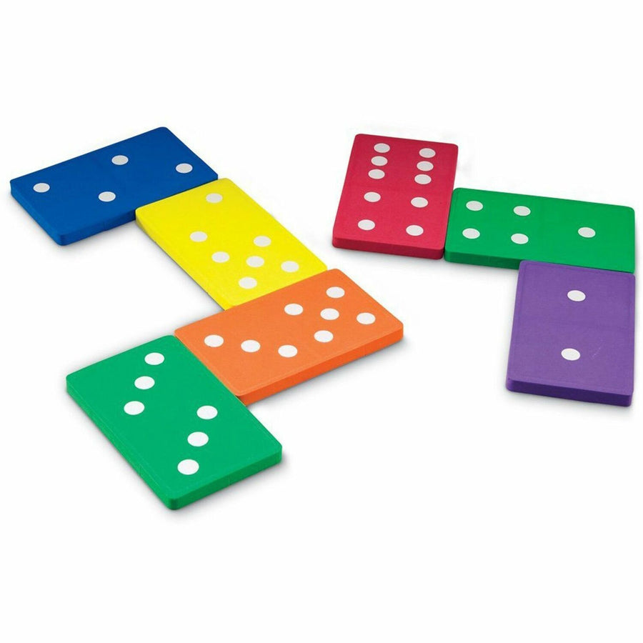 Learning Resources Foam Jumbo Dominoes, Multi, 28 / Set — view 1