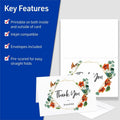 Avery Half-Fold Greeting Cards, Matte, 5-1/2" x 8-1/2", 20 Cards/Envelopes (3265), White, 20 / Box, AVE3265