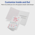 Avery Half-Fold Greeting Cards, Matte, 5-1/2" x 8-1/2", 20 Cards/Envelopes (3265), White, 20 / Box, AVE3265