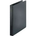 Business Source Basic Round-ring Binder, Black, 8 1/2" Width x 11" Length, BSN09976