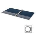 Business Source Basic Round-ring Binder, Dark Blue, 8 1/2" Width x 11" Length, BSN09975