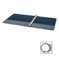 Business Source Basic Round-ring Binder, Dark Blue, 8 1/2" Width x 11" Length, BSN09975