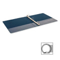 Business Source Basic Round-ring Binder, Dark Blue, 8 1/2" Width x 11" Length, BSN09975