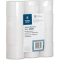 Business Source 150' Adding Machine Rolls, White, 2 1/4" x 150 ft, 12 / Pack, BSN28650