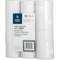 Business Source 150' Adding Machine Rolls, White, 2 1/4" x 150 ft, 12 / Pack, BSN28650