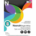 Neenah Paper Bright White Cardstock, 8 1/2" x 11", 1 Pack, WAU91901