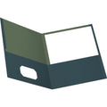 Business Source Letter Recycled Pocket Folder, Assorted, 8 1/2" Width x 11" Length, 25 / Box, BSN78502