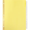 Business Source Insertable 5-Tab Ring Binder Indexes, Buff, 1 Set, BSN20066