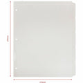Business Source 3-Ring 5-Tab Erasable Tab Indexes, White, 1 Set, BSN20072