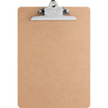 Business Source Hardboard Clipboard, Brown, 9" Width x 12 1/2" Length, BSN65637