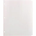 Business Source 3-Ring Plain Tab Indexes, White, 1 Box, BSN20070