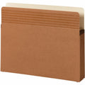 Smead Easy Grip Straight Tab Cut Letter Recycled File Pocket, Redrope, 8 1/2" Width x 11" Length, 25 / Box, SMD73208