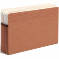 Smead Easy Grip Straight Tab Cut Legal Recycled File Pocket, Redrope, 8 1/2" Width x 14" Length, 25 / Box, SMD73210