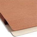 Smead Easy Grip Straight Tab Cut Legal Recycled File Pocket, Redrope, 8 1/2" Width x 14" Length, 25 / Box, SMD73210
