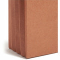 Smead Easy Grip Straight Tab Cut Legal Recycled File Pocket, Redrope, 8 1/2" Width x 14" Length, 25 / Box, SMD73210