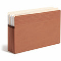 Smead Easy Grip Straight Tab Cut Legal Recycled File Pocket, Redrope, 8 1/2" Width x 14" Length, 25 / Box, SMD73210