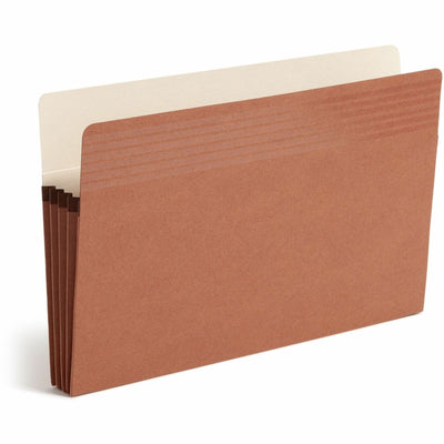 Smead Easy Grip Straight Tab Cut Legal Recycled File Pocket, Redrope, 8 1/2" Width x 14" Length, 25 / Box, SMD73210