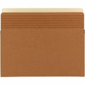 Smead Easy Grip Straight Tab Cut Letter Recycled File Pocket, Redrope, 8 1/2" Width x 11" Length, 10 / Box, SMD73209