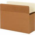 Smead Easy Grip Straight Tab Cut Letter Recycled File Pocket, Redrope, 8 1/2" Width x 11" Length, 10 / Box, SMD73209