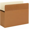 Smead Easy Grip Straight Tab Cut Letter Recycled File Pocket, Redrope, 8 1/2" Width x 11" Length, 10 / Box, SMD73209