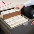 Smead Easy Grip Straight Tab Cut Legal Recycled File Pocket, Redrope, 8 1/2" Width x 14" Length, 10 / Box, SMD73211