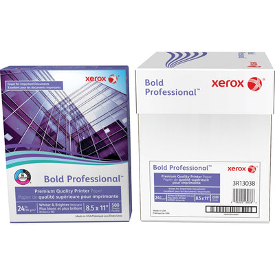 Domtar Xerox Bold Professional Quality Paper - White, 8 1/2" x 11", 500 / Ream, XER3R13038