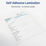 Avery® Self-Adhesive Laminating Sheets, 1 Pack