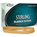 Alliance Rubber Company Alliance Rubber Sterling Rubber Bands, Natural Crepe, 1 Box, ALL25075