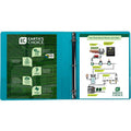 Samsill Earth's Choice Plant-based View Binders, Turquoise, 8 1/2" Width x 11" Length, 2 / Pack, SAMU86377