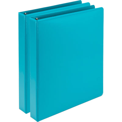 Samsill Earth's Choice Plant-based View Binders, Turquoise, 8 1/2" Width x 11" Length, 2 / Pack, SAMU86377