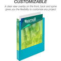 Samsill Earth's Choice Plant-based View Binders, Turquoise, 8 1/2" Width x 11" Length, 2 / Pack, SAMU86377
