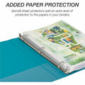 Samsill Earth's Choice Plant-based View Binders, Turquoise, 8 1/2" Width x 11" Length, 2 / Pack, SAMU86377