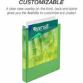 Samsill Earth's Choice Plant-based View Binders, Lime, 8 1/2" Width x 11" Length, 2 / Pack, SAMU86378