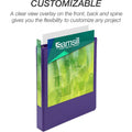Samsill Earth's Choice Plant-based View Binders, Purple, 8 1/2" Width x 11" Length, 2 / Pack, SAMU86308