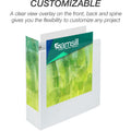 Samsill Earth's Choice Plant-based Durable View Binder, White, 8 1/2" Width x 11" Length, SAM18997