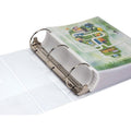 Samsill Earth's Choice Plant-based Durable View Binder, White, 8 1/2" Width x 11" Length, SAM18997