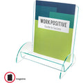 Deflecto Magazine-size Euro-style Docuholder, Green Tint, DEF775390