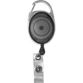 Advantus Retractable Carabiner-Style ID Reel, Smoke, 1 Pack, AVT75551