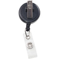 Advantus Swivel-back Clip-on Retractable ID Reel, Clear, 12 / Pack, AVT75548